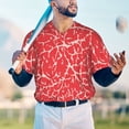thumbnail image 5 of Picia Beef2 Pattern Mens Polo Shirts Quick Dry Short Sleeve Golf T Shirt Performance Moisture Wicking Casual Workout Baseball T-shirt-X-Large, 5 of 7