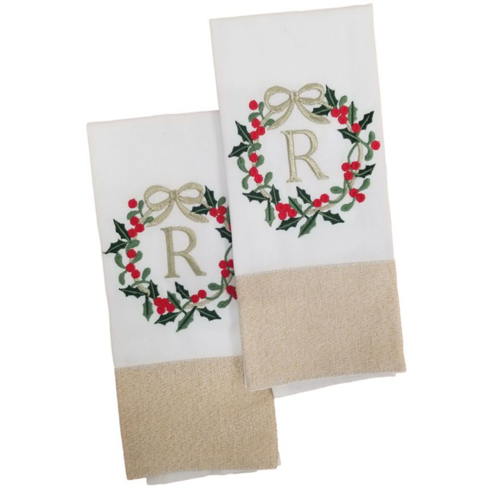 monogrammed kitchen dish towels