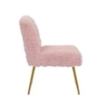 thumbnail image 3 of Porthos Home Gemma Dining Chairs With Luxurious Plush Upholstery, Sleek Gold Metal Legs And Thick Supportive Seats And Backs (Armless Design Is Suitable For Cozy Dining Rooms), 3 of 6