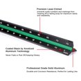 thumbnail image 3 of BTSKY 3 Pack 12 Inches Triangular Architectural Engineering Metric Scale Rulers with Standard Metric Conversion Ruler, Aluminum Scale Measuring Ruler Tool,Black with Red,Green,Blue, 3 of 7