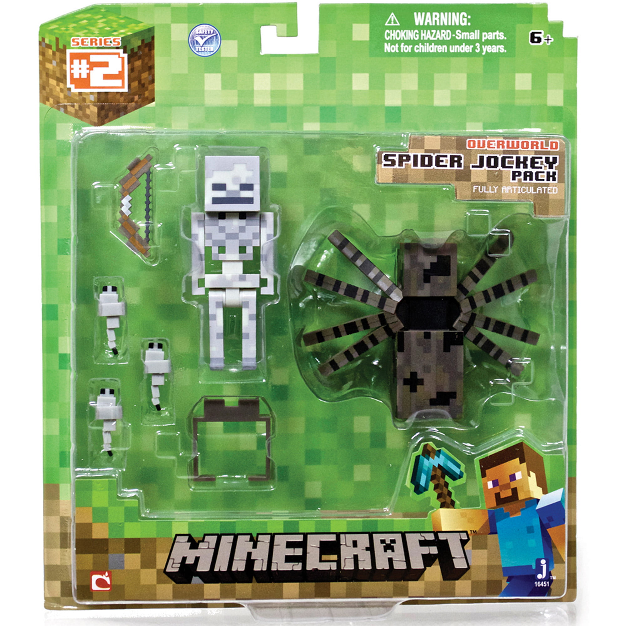 Minecraft Spider Jockey Action Figure Walmart Com Walmart Com