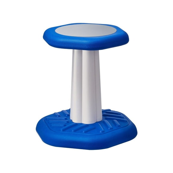 Kids Wobble Chair, Active Chair with Sponge Cushion, Wobble Stool Improves Focus, Posture and Calm Children, Ideal for Schools and Preschools, Age 3-7, Blue