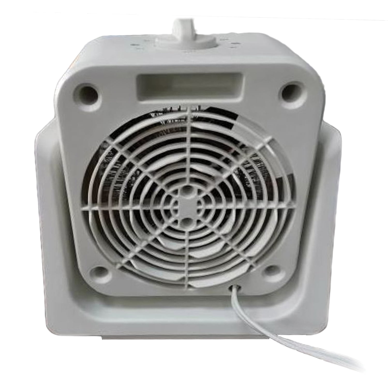 Comfort Glow 1,500-Watt-Max Portable Electric Fan Heater with Tilting Base, White