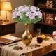 thumbnail image 5 of Ramo de peonías de plástico - flores artificiales rosas, moradas, azules y blancas para decoración de bodas y accesorios fotográficos, 5 of 6