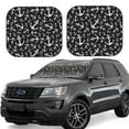 thumbnail image 2 of Uemuo Anchor Printed 2 PCS Car Windshield Sun Shade, Auto Sun Heat and UV Rays Blocker, Foldable Automotive Front Window Sunshade Protector, 2 of 7