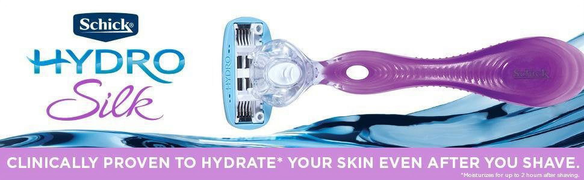 Schick Hydro Silky Smooth Moisturizing Razor Blade Refills for Women, 4ct