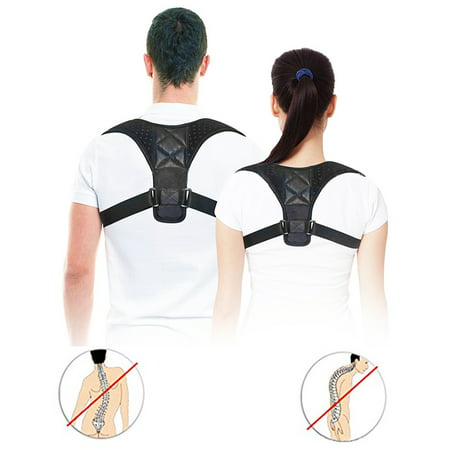 Adjustable Posture Corrector Clavicle Back Support Humpback/Hunchback Correction Brace Belt For Men & Women -Adult Size and Kid Size (Best Clavicle Posture Support)