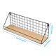 thumbnail image 2 of Yuarrent Estante de pared sin agujeros Estante de almacenamiento retro Estantes flotantes montados en la pared Estante de metal rústico Almacenamiento y organización del hogar Numero 3 Yuarrent HA025229-03, 2 of 6