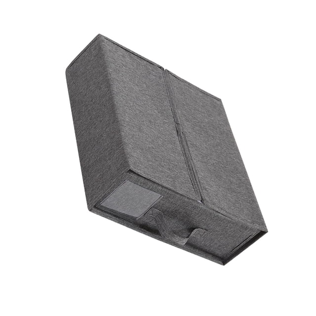 Injueey Organizadores de hojas duraderos grises, tela Oxford para una hoja de almacenamiento protectora y duradera Almacenamiento y organización del hogar Gris