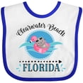 thumbnail image 3 of Inktastic Clearwater Beach Florida Trip Girls Baby Bib, 3 of 4