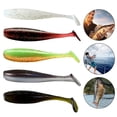thumbnail image 4 of Hyasfey 10Pcs Artificial Baits Vibrant Color Realistic Looking Compact Design Portable Long Lasting Soft Lure Swimbait Accessories, 4 of 7