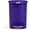 Indigo, variant on 50 Liter / 13 Gallon Hybrid Semi-Round Kitchen Step Trash Can with Secure Slide Lock, Indigo Plastic
