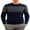 BlackBlue-03, variant on Lollipie Mens Sweater Knit Pullover Crewneck Warm Long Sleeve Casual Sweater for Men Winter