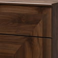 thumbnail image 6 of Baxton Studio Graceland Mid-Century Modern Transitional Walnut Brown Finished Wood 5-Drawer Storage Chest, 6 of 10