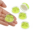 thumbnail image 4 of 5 Packs Round Bubble Level 32x12mm Mini Circular Bullseye Spirit Levels for Leveling Camera Tripod Telescope, Lime, 4 of 6