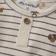 thumbnail image 3 of Minymo Long-Sleeve Bodysuit - Sandshell Prints (1 Month), 3 of 3