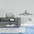 thumbnail image 2 of Placa decorativa de pared con diseño floral metálico en espiral para interiores y exteriores, ideal para patio, porche o valla. Elegante pieza decorat, 2 of 8