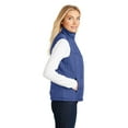 thumbnail image 3 of Port Authority Ladies Puffy Vest-XS (Mediterranean Blue/Black), 3 of 6