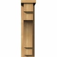 thumbnail image 2 of 5 1/2"W x 14"D x 22"H Mediterranean Smooth Corbel w/Backplate, Western Red Cedar, 2 of 9