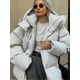thumbnail image 5 of Abrigos largos de algodón cálidos Vintage para mujer, chaqueta gruesa con bolsillos de manga larga a la moda, prendas de vestir exteriores de oficina para invierno 2024, 5 of 5