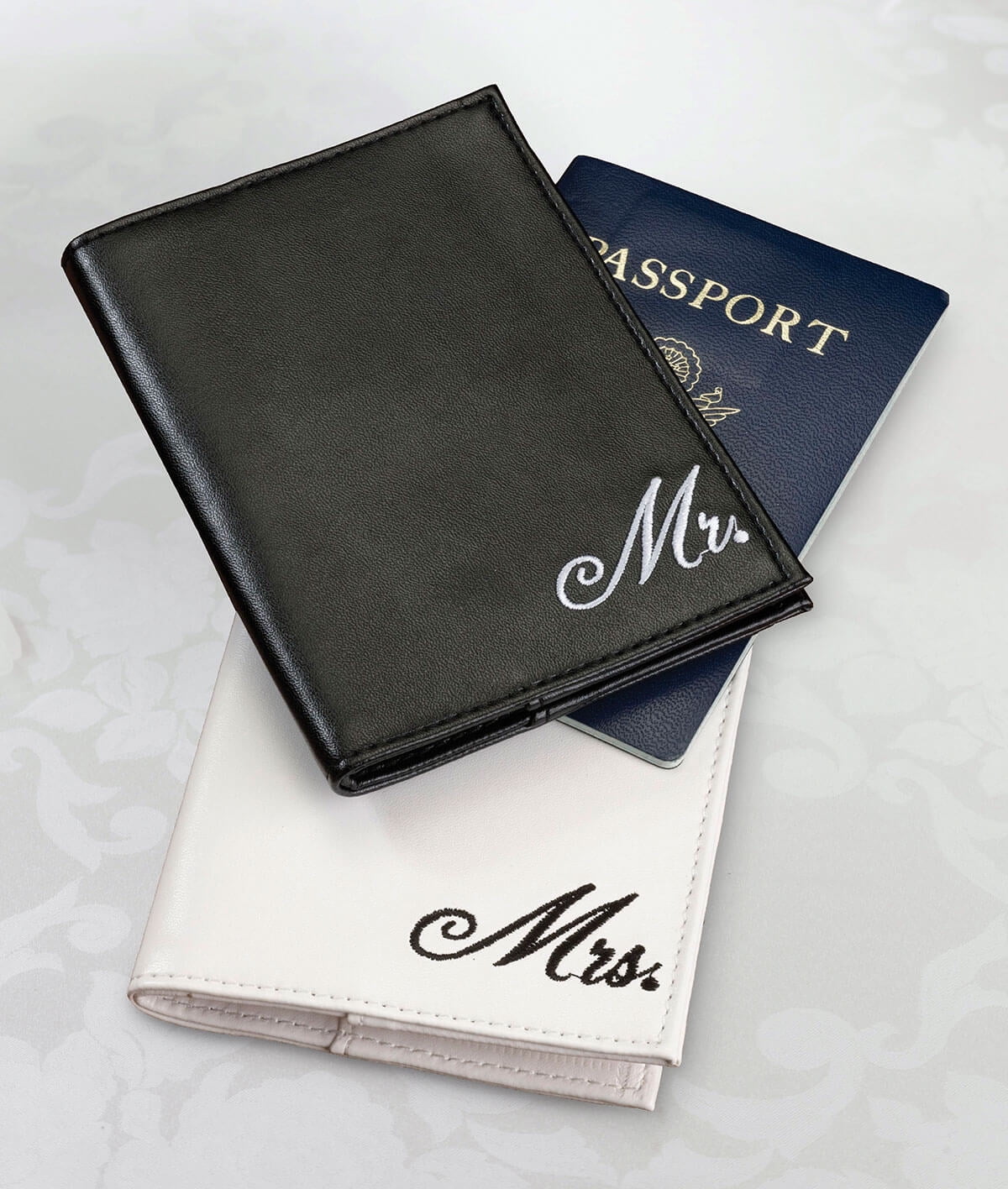 Mr and Mrs Matching Passport Cover Set