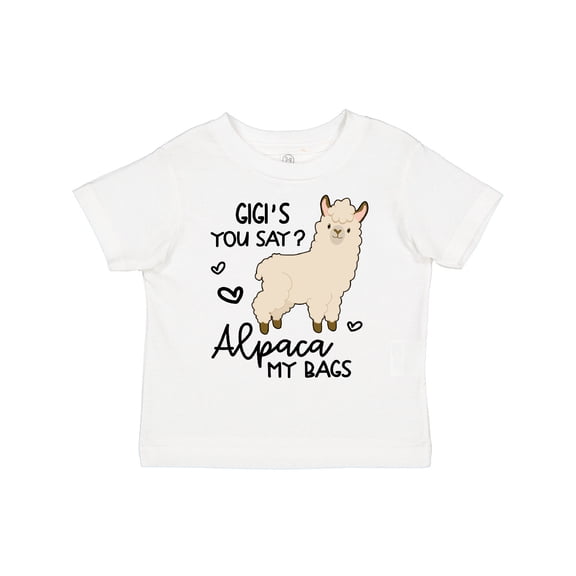 Inktastic Gigi's You Say Alpaca My Bags Boys or Girls Toddler T-Shirt