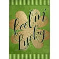 thumbnail image 2 of Kimberly, Allen 11x14 White Modern Wood Framed Museum Art Print Titled - Feelin Lucky, 2 of 4