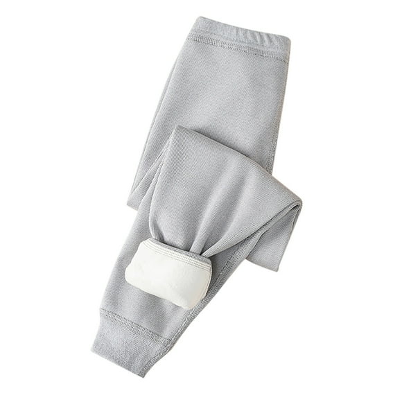 Djtdsds Boys Sweatpants Unisex Kids Boys Girls Winter Warm Solid Ribbed Lined Sweatpants Jogger Size:13-14 Years