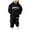 A-Black6, variant on YuYuBao Toddler Girls Outfits Sets Hooded Tracksuit Hoodie Sweatshirt Sweatpants Sets Unisex Kids Two Piece Outfits