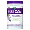 Zzzquil Pure Zzzs Bath Crystals, Bath Bomb Non-Medicated Bath Salts with Lavender, Uncolored, 15oz