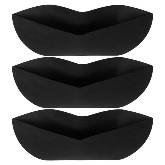 FUTUREORYY Flowerpot Liner Black Felt 3Pcs 23.97X7.86X7.86In