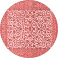thumbnail image 1 of Ahgly Company Indoor Round Persian Red Traditional Area Rugs, 4' Round, 1 of 4