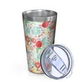 thumbnail image 2 of 16oz Tumblers Pioneer Flower Stainless Steel Vacuum Insulated Double Wall Travel Tumbler Cups Mug with Lid and Straw,Cleaning Brush for Coffee,Tea, 2 of 4
