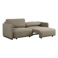 thumbnail image 5 of Serta Taggert Convertible Sofa in Brown Fabric Upholstery, 5 of 14
