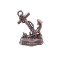 thumbnail image 1 of Rustic Copper Cast Iron Seashell Towel Holder 8.5 in, 1 of 4