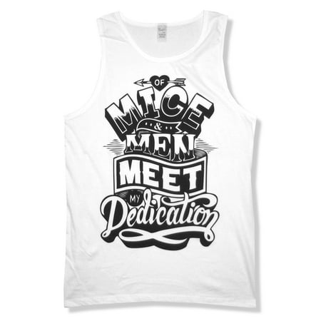 Pacific of Mice & Men Dedication White Tank Top Shirt (X-Small)