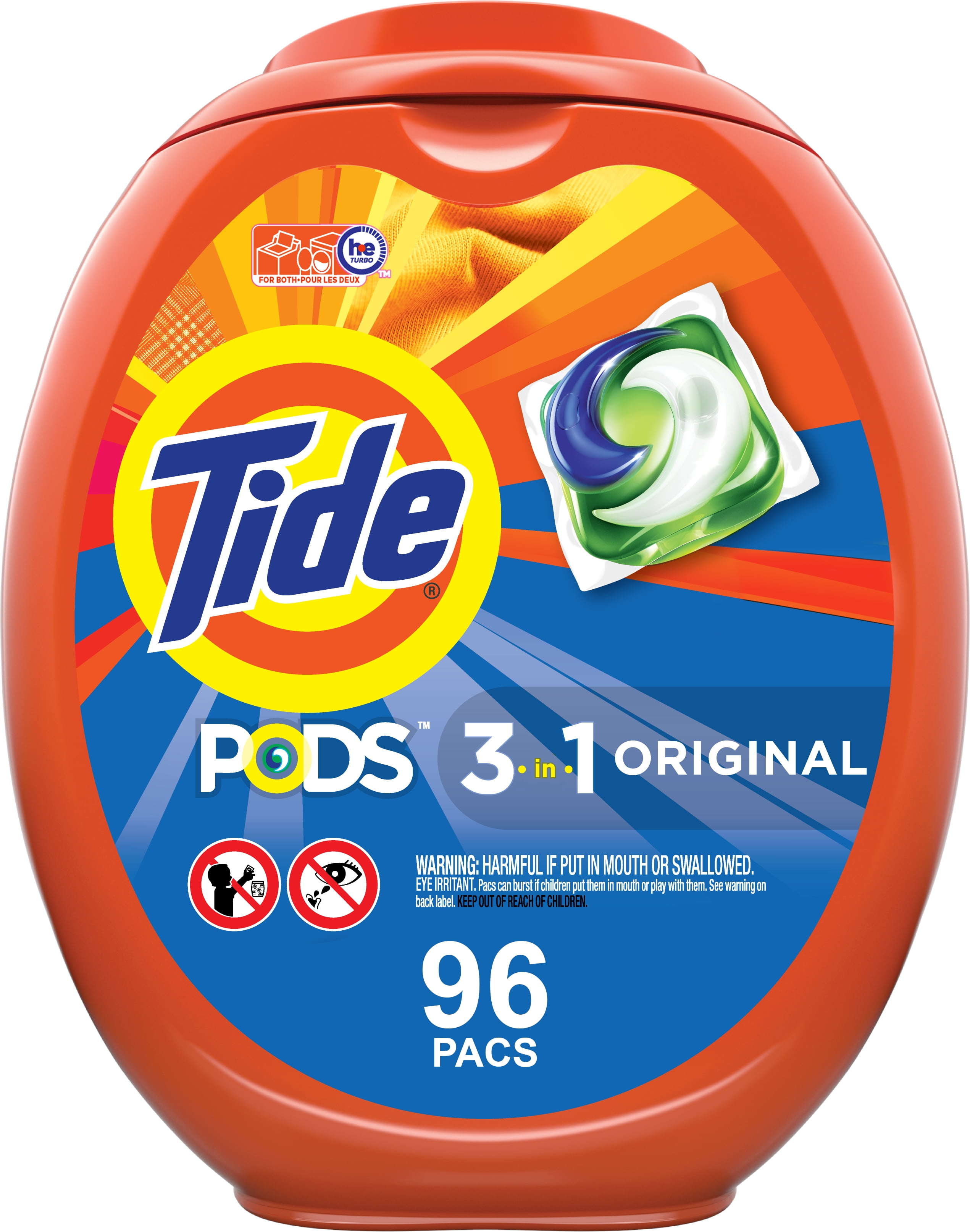 Tide Pods Original Scent 96 Ct, Laundry Detergent Pacs