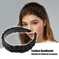 thumbnail image 3 of Unique Bargains 1 Pcs 1.5 Inch Wide Synthetic Hair Braided Headband Hair Hoop for Women and women Deep Brown, 3 of 7
