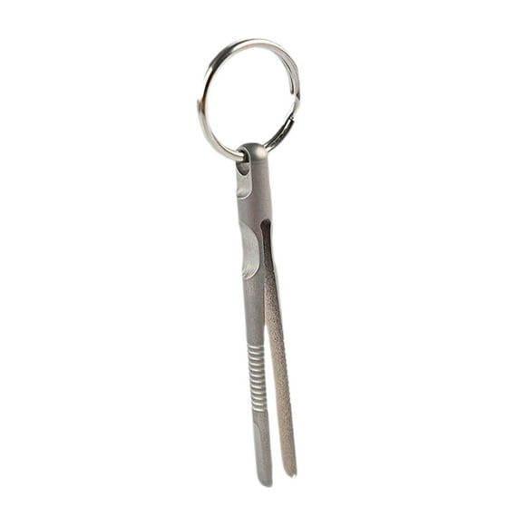 Mini Titanium Multifunctional Gadget Portable s Pick up Clip Keychain for Travel camping Tool