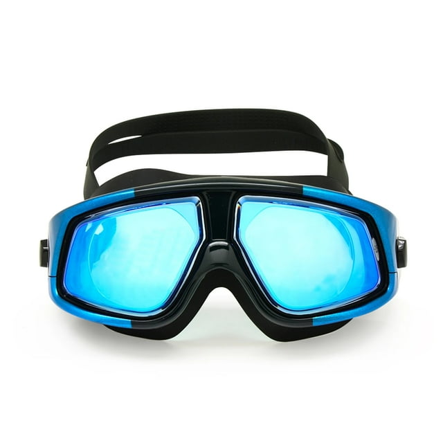 Rx Prescription Swimming Glasses Hyperopia Myopia Optical Swim Goggles Corrective Snorkel Mask Free Ear Plugs & Storage Case