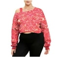 thumbnail image 1 of KIHOUT Subtle Star-Print Off-Shoulder Hoodie - Low-Key Sparkle for Family Gatherings & Weekend Coffee Runs; Soft Fabric Fits Daily Comfort (S-XXL), 1 of 7