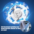 thumbnail image 4 of Mareep For Man Idea Gift Electric Shaver One Button Use Portable Mini Shaver Electric Razors for Men Rotary,Rechargeable,Wet&Dry,Waterproofs,Travel,Home,office,Car, 4 of 7