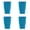 Sky Blue, variant on 4PCS Reusable Neoprene Cup Sleeve, Insulated Fabric Drink Cover for 20oz Tumblers, 6.5" Tall(Dark Purple)