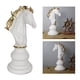 thumbnail image 3 of 2x Estante de estatua de ajedrez Chessman Figurilla pequeña sala Adorno de escritorio Regalos, 3 of 6