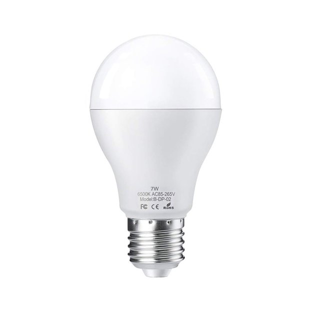 Bombilla LED Leyfeng E27 con sensor de movimiento, 7 W, 2 unidades por lote