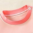thumbnail image 6 of Girls' Pajamas Long Sleeve Tee and Pants Organic Cotton PJ Set 6-12 Months 12-24 Months 2t 3t 4t 5t 6t 7t 8t 9t Children(Pink,3-6 Months), 6 of 6
