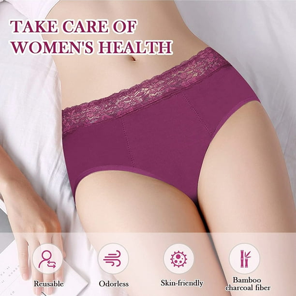 Lingerie For Women Women's Panties, Women's Period Underwear, Leak Proof  Pantie, Washable Underwear Women 