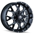 thumbnail image 1 of Warrior (8015) Blk/Milled Spokes 18, 1 of 3