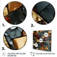 thumbnail image 3 of Designart "Cubic Marble Mosaic Tiles II" Abstract Framed Wall Art - Transitional Grey Abstract Tile Living Room Framed Canvas Art, 3 of 6