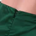 thumbnail image 6 of Ediodpoh Satin Mini Skirt Womens A-Line Zipper Short Skirt for Summer Casual Fashion Long Skirts for Women Green XL, 6 of 8